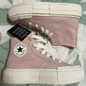 Converse platforms rose color size 7 - new